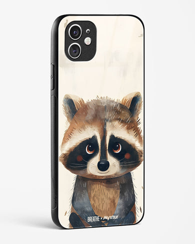 Blushing Raccoon [BREATHE] Glass Case Phone Cover (Apple)