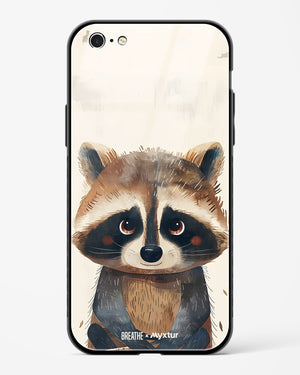 Blushing Raccoon [BREATHE] Glass Case Phone Cover (Apple)