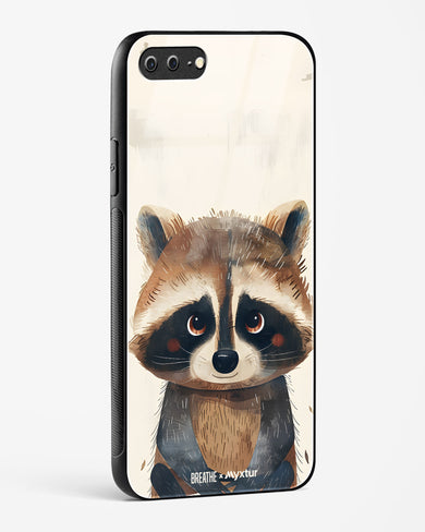 Blushing Raccoon [BREATHE] Glass Case Phone Cover (Apple)