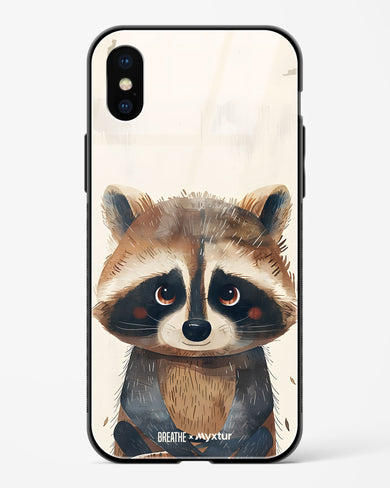 Blushing Raccoon [BREATHE] Glass Case Phone Cover (Apple)