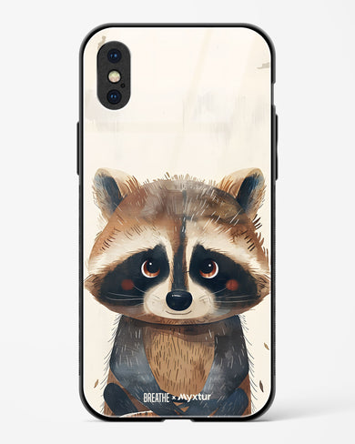 Blushing Raccoon [BREATHE] Glass Case Phone Cover (Apple)