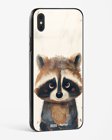 Blushing Raccoon [BREATHE] Glass Case Phone Cover (Apple)