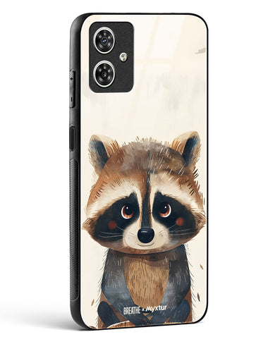 Blushing Raccoon [BREATHE] Glass Case Phone Cover (Motorola)