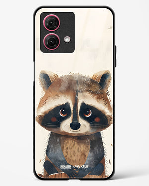 Blushing Raccoon [BREATHE] Glass Case Phone Cover (Motorola)
