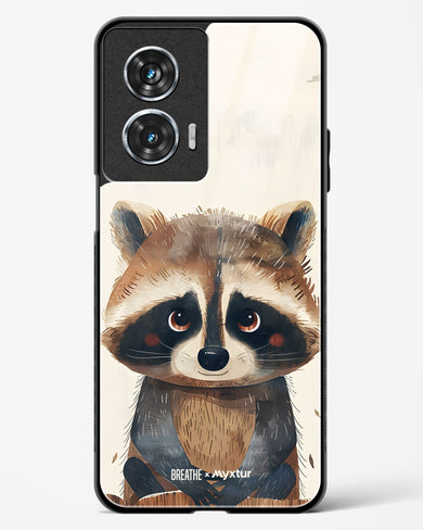 Blushing Raccoon [BREATHE] Glass Case Phone Cover (Motorola)