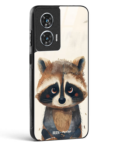 Blushing Raccoon [BREATHE] Glass Case Phone Cover (Motorola)