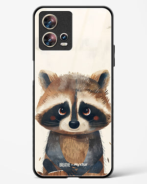 Blushing Raccoon [BREATHE] Glass Case Phone Cover (Motorola)