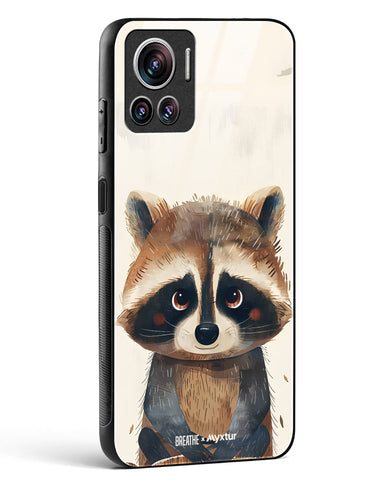 Blushing Raccoon [BREATHE] Glass Case Phone Cover (Motorola)