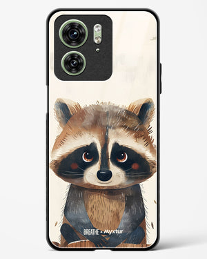 Blushing Raccoon [BREATHE] Glass Case Phone Cover (Motorola)