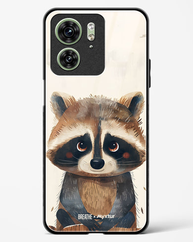 Blushing Raccoon [BREATHE] Glass Case Phone Cover (Motorola)