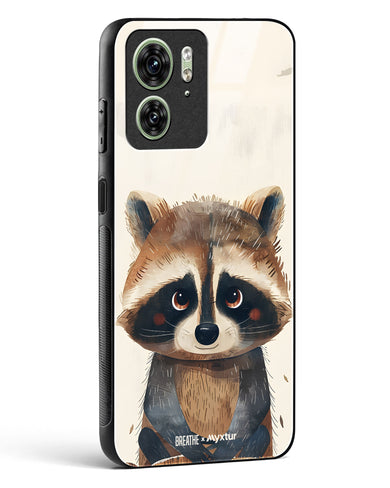 Blushing Raccoon [BREATHE] Glass Case Phone Cover (Motorola)