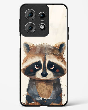 Blushing Raccoon [BREATHE] Glass Case Phone Cover (Motorola)