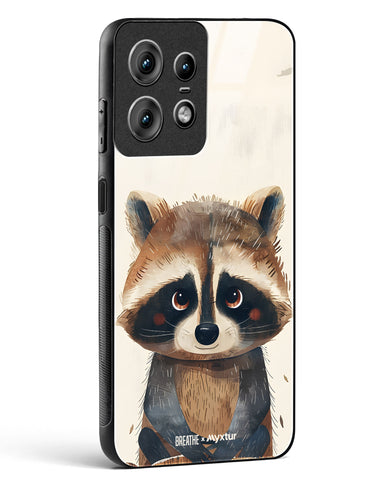 Blushing Raccoon [BREATHE] Glass Case Phone Cover (Motorola)
