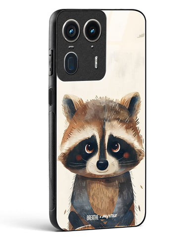 Blushing Raccoon [BREATHE] Glass Case Phone Cover (Motorola)
