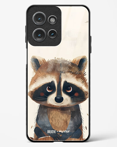 Blushing Raccoon [BREATHE] Glass Case Phone Cover (Motorola)