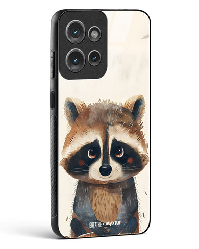 Blushing Raccoon [BREATHE] Glass Case Phone Cover (Motorola)