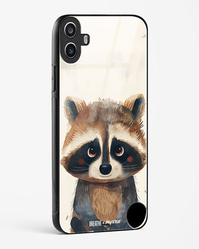 Blushing Raccoon [BREATHE] Glass Case Phone Cover (Nothing)