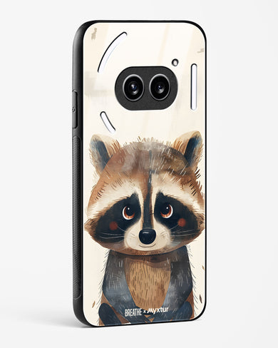 Blushing Raccoon [BREATHE] Glass Case Phone Cover (Nothing)