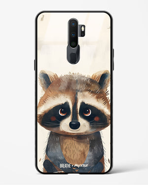 Blushing Raccoon [BREATHE] Glass Case Phone Cover (Oppo)