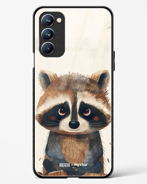 Blushing Raccoon [BREATHE] Glass Case Phone Cover (Oppo)