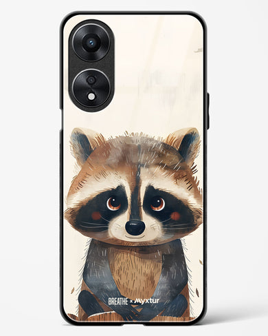 Blushing Raccoon [BREATHE] Glass Case Phone Cover (Oppo)