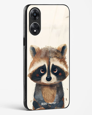 Blushing Raccoon [BREATHE] Glass Case Phone Cover (Oppo)