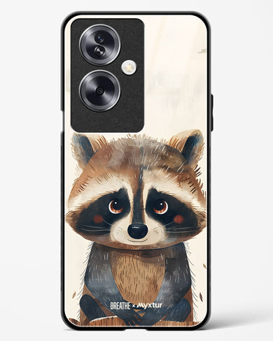 Blushing Raccoon [BREATHE] Glass Case Phone Cover (Oppo)