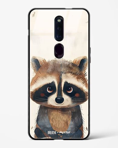 Blushing Raccoon [BREATHE] Glass Case Phone Cover (Oppo)