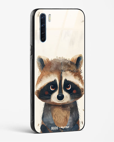 Blushing Raccoon [BREATHE] Glass Case Phone Cover (Oppo)