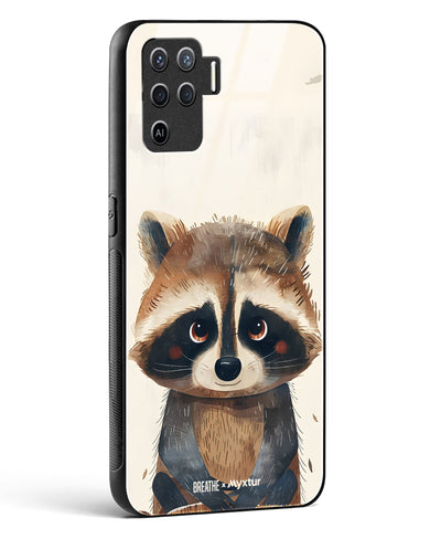 Blushing Raccoon [BREATHE] Glass Case Phone Cover (Oppo)