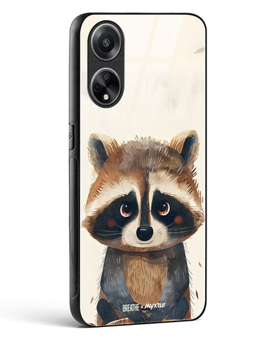 Blushing Raccoon [BREATHE] Glass Case Phone Cover (Oppo)