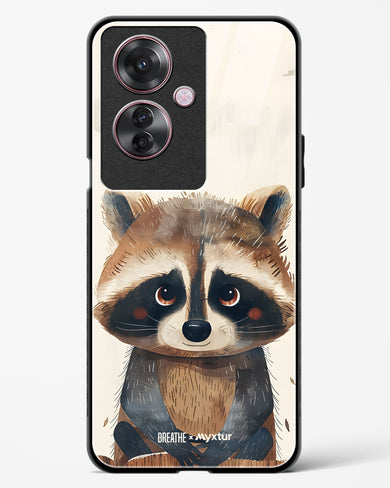 Blushing Raccoon [BREATHE] Glass Case Phone Cover (Oppo)