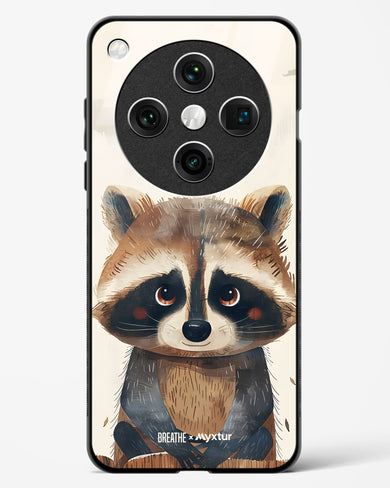 Blushing Raccoon [BREATHE] Glass Case Phone Cover (Oppo)