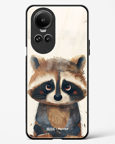 Blushing Raccoon [BREATHE] Glass Case Phone Cover (Oppo)