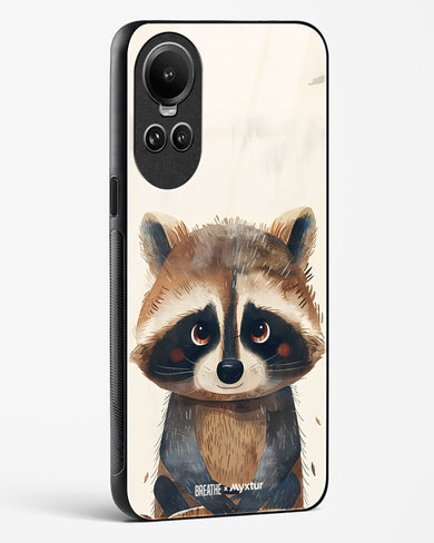 Blushing Raccoon [BREATHE] Glass Case Phone Cover (Oppo)