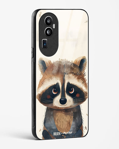 Blushing Raccoon [BREATHE] Glass Case Phone Cover (Oppo)