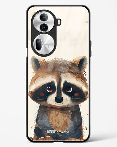 Blushing Raccoon [BREATHE] Glass Case Phone Cover (Oppo)