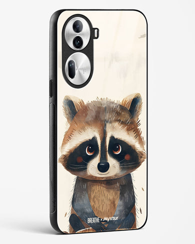 Blushing Raccoon [BREATHE] Glass Case Phone Cover (Oppo)