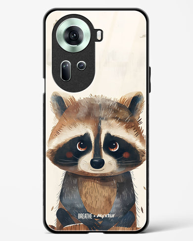 Blushing Raccoon [BREATHE] Glass Case Phone Cover (Oppo)