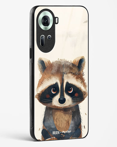 Blushing Raccoon [BREATHE] Glass Case Phone Cover (Oppo)