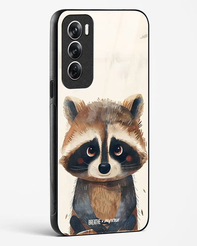 Blushing Raccoon [BREATHE] Glass Case Phone Cover (Oppo)