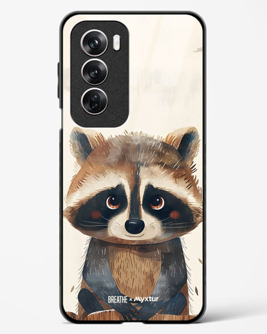 Blushing Raccoon [BREATHE] Glass Case Phone Cover (Oppo)