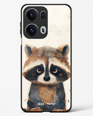 Blushing Raccoon [BREATHE] Glass Case Phone Cover (Oppo)