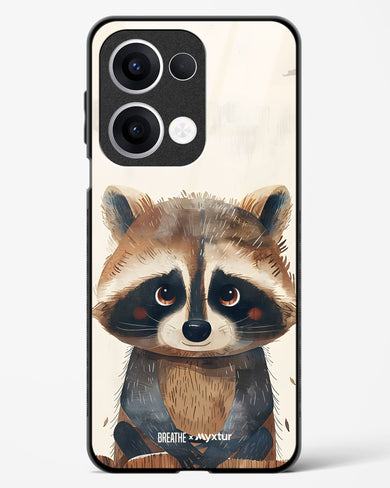 Blushing Raccoon [BREATHE] Glass Case Phone Cover (Oppo)