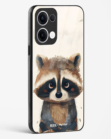 Blushing Raccoon [BREATHE] Glass Case Phone Cover (Oppo)
