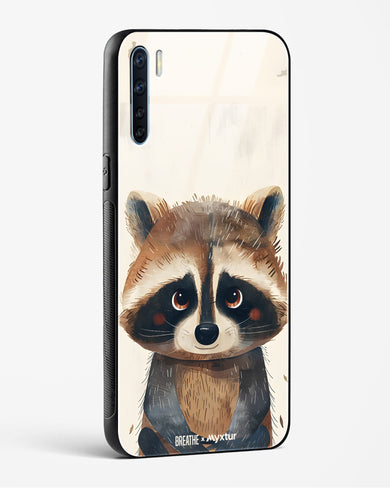 Blushing Raccoon [BREATHE] Glass Case Phone Cover (Oppo)