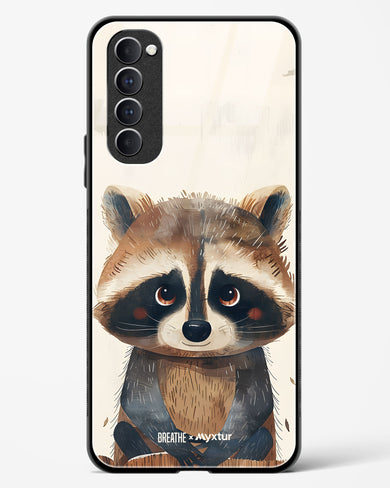 Blushing Raccoon [BREATHE] Glass Case Phone Cover (Oppo)