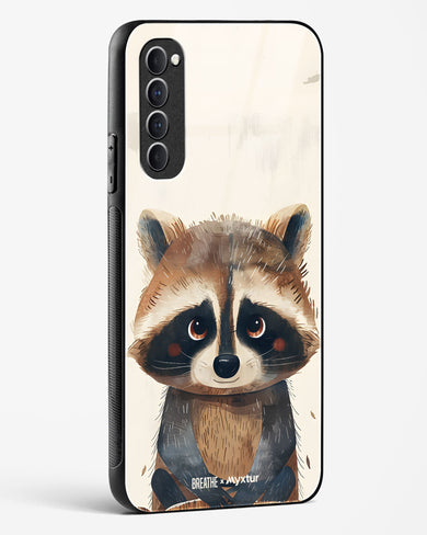 Blushing Raccoon [BREATHE] Glass Case Phone Cover (Oppo)