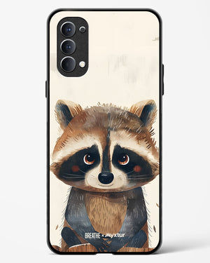 Blushing Raccoon [BREATHE] Glass Case Phone Cover (Oppo)