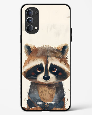 Blushing Raccoon [BREATHE] Glass Case Phone Cover (Oppo)